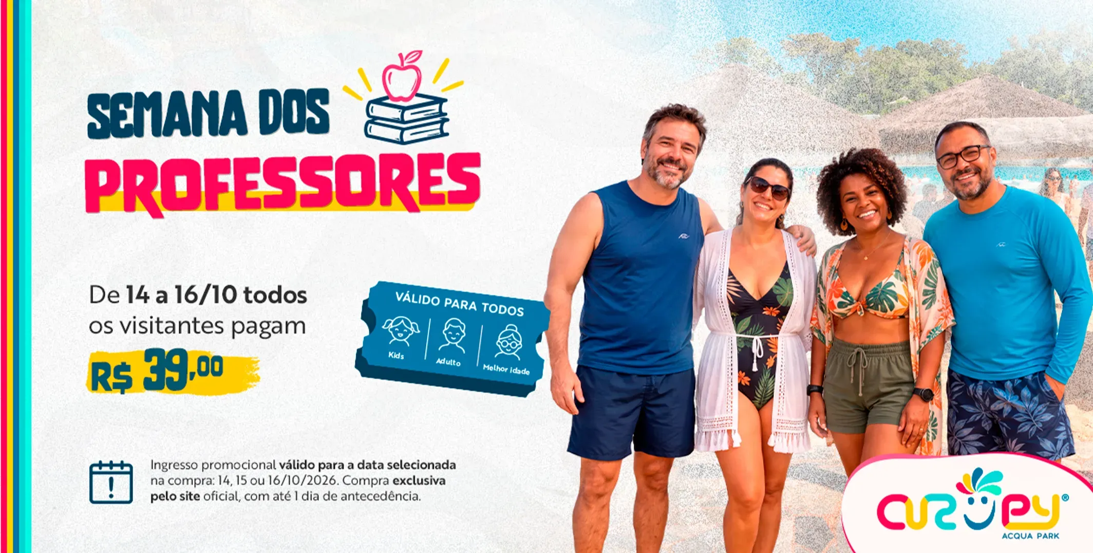 DAY USE - SEMANA DO PROFESSOR