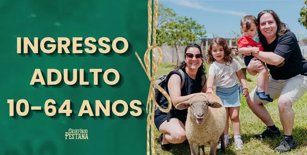 INGRESSO ADULTO - COM ALMOÇO