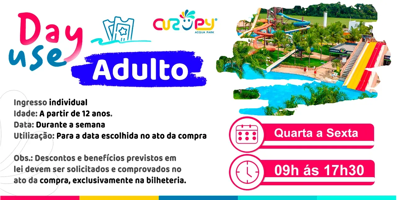 DAY USE - DIA DE SEMANA