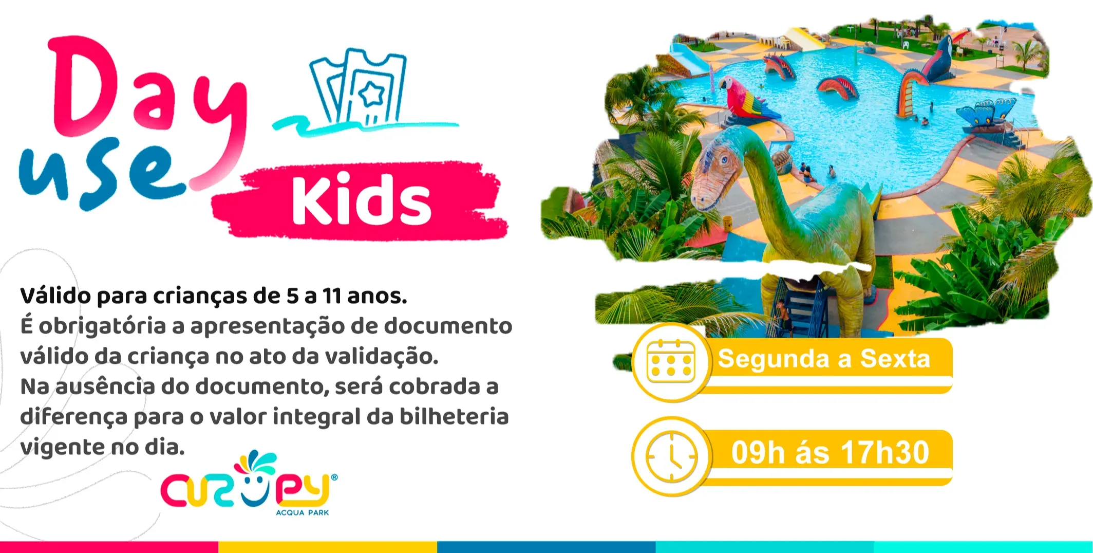 DAY USE - KIDS - DIA DE SEMANA