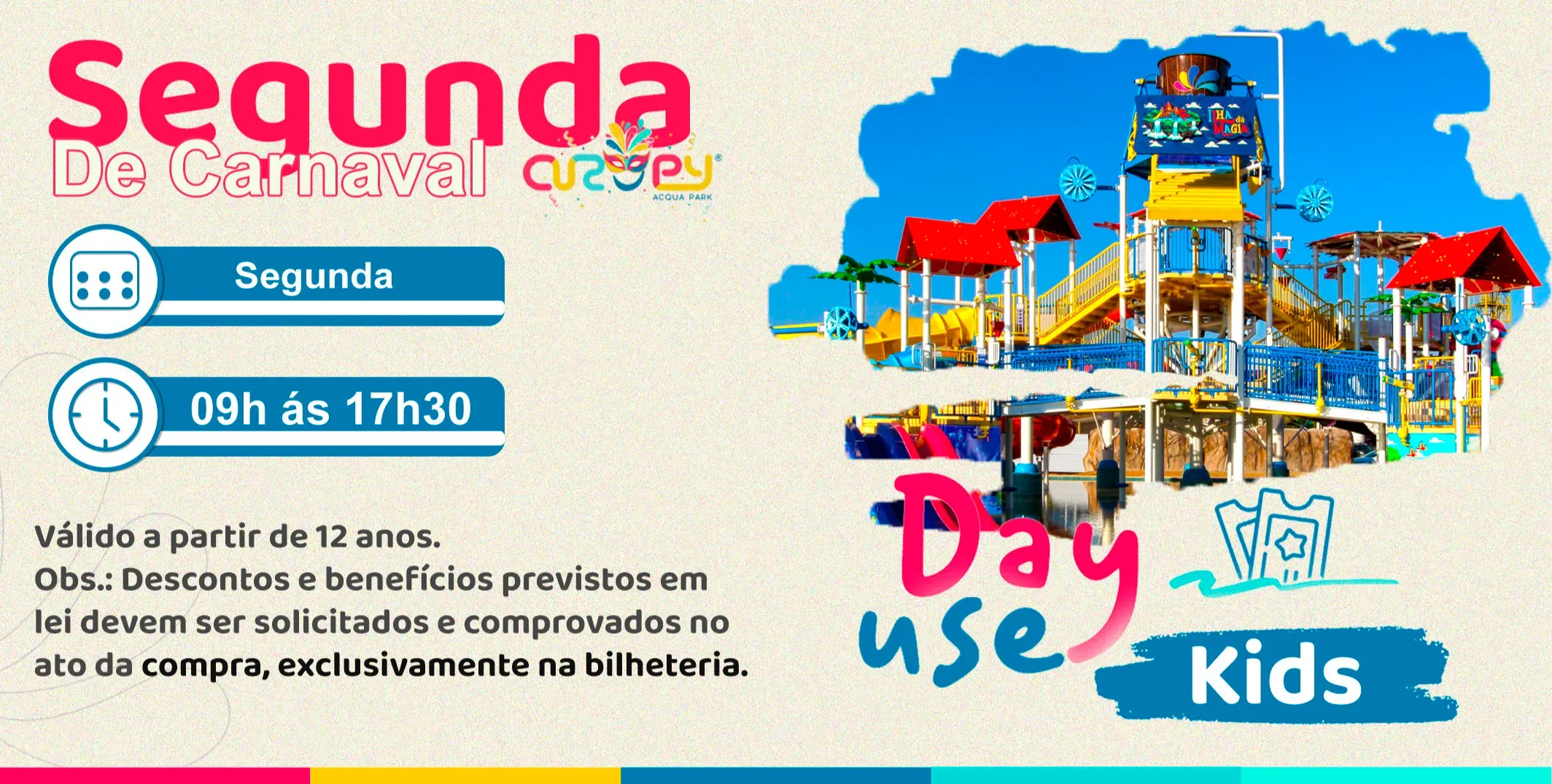 DAY USE - KIDS - SEGUNDA CARNAVAL