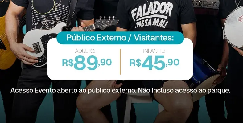 INGRESSO FEIJOADA INFANTIL 6 A 12 ANOS 