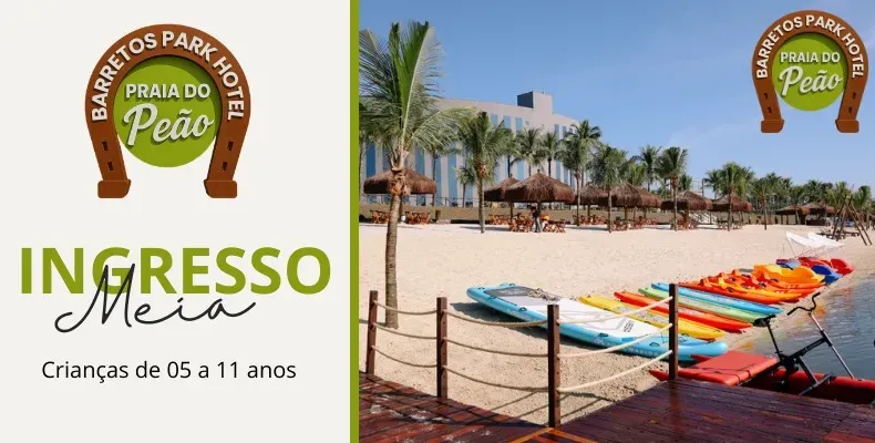 Ingresso Day-use meia